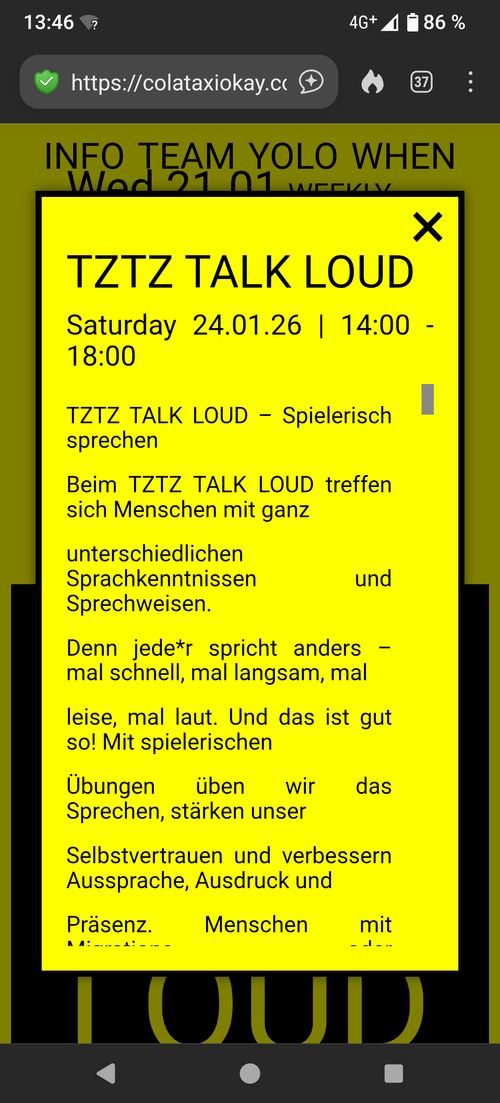 Worlshop VOICE ColaTaxiOkay