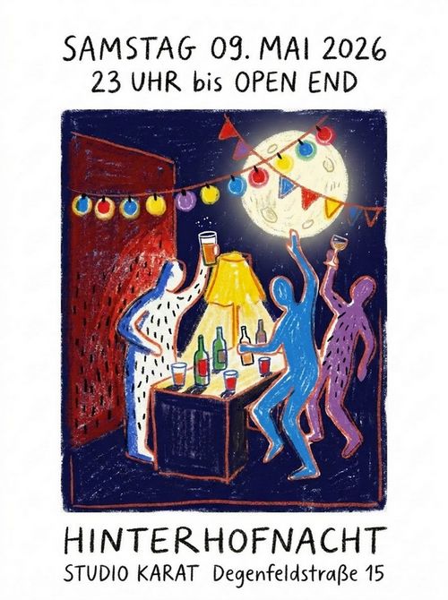 Hinterhofnacht im Studio Karat