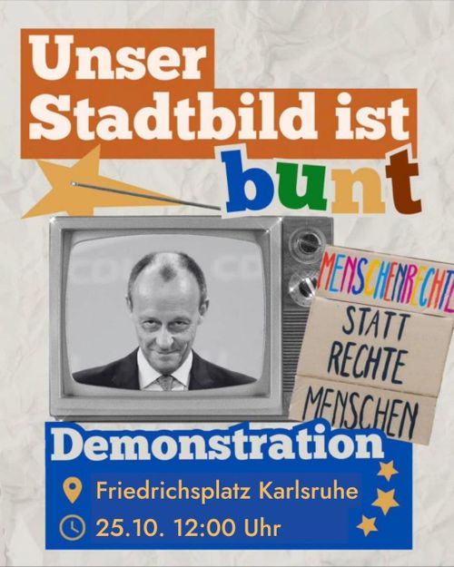Unser Stadtbild ist bunt - DEMONSTRATION