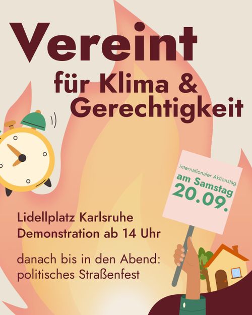 Klimademo: #ExitGasEnterFuture + politisches Straßenfest