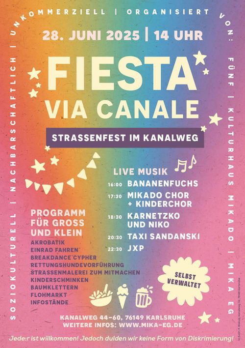 Fiesta Via Canale - Straßenfest im Kanalweg