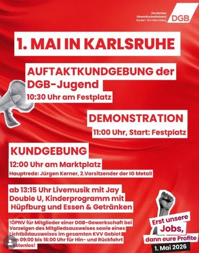 1. Mai Auftaktkundgebung DGB