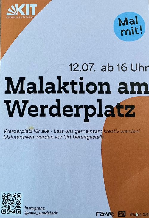 Malaktion am Werderplatz (ra:ve)